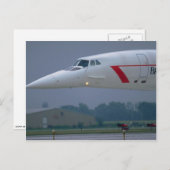 Naaldneus van een British Airways Concorde Briefkaart (Voorkant / Achterkant)