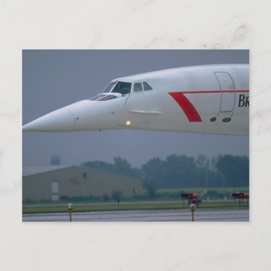 Naaldneus van een British Airways Concorde Briefkaart (Voorkant)