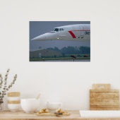 Naaldneus van een British Airways Concorde Poster (Keuken)