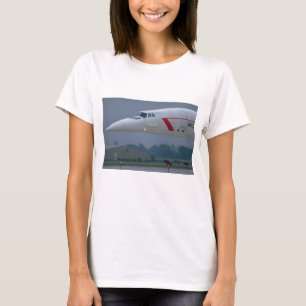 Naaldneus van een British Airways Concorde T-shirt