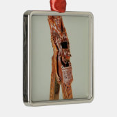 Naaldscheurtjes in de vorm van een man metalen ornament (Rechts)