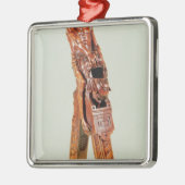 Naaldscheurtjes in de vorm van een man metalen ornament (Links)