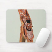 Naaldscheurtjes in de vorm van een man muismat (Met muis)