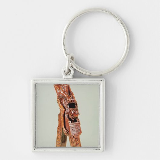 Naaldscheurtjes in de vorm van een man sleutelhanger (Voorkant)