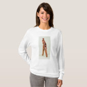Naaldscheurtjes in de vorm van een man t-shirt (Voorkant volledig)