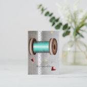 Naaldspoel Visitekaartje voor het naaien van schro (Staand voorkant)