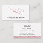 Naaldspoor- en naadstressveranderingen visitekaartje (Voorkant / Achterkant)