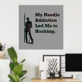 Naaldverslaafde Poster (Thuiskantoor)