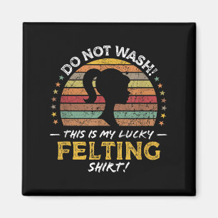 Naaldvilten Grappig Quote Retro  Graphic Magneet