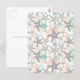 Naaldvis Briefkaart zonder patroonpatroon