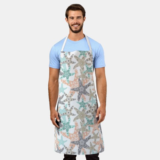 Naaldvis Schort zonder patroonpatroon (Gedragen)