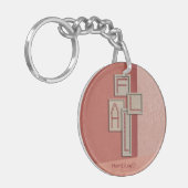 Naaldwerk_2_4Forfall_1 Acryl Sleutelhanger (Voorkant Links)