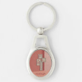naaldwerk_2_4forfall_1 metaal sleutelhanger (Voorkant)