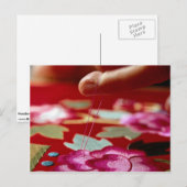 Naaldwerk Briefkaart (Voorkant / Achterkant)