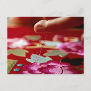 Naaldwerk Briefkaart