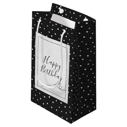 Naaldzaaigoed- en poolhaakjes klein cadeauzakje (Voorkant Gekanteld)