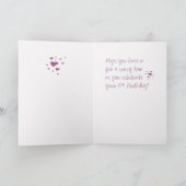  naam 10th Birthday Crazy Socks-kaart Kaart (Binnen)