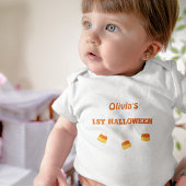 Naam 1e Halloween Pasgeboren-24mos One-Piece Romper