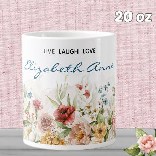 Naam   20oz Waterverf 1600s Nederlandse Bloemen Mo Grote Koffiekop