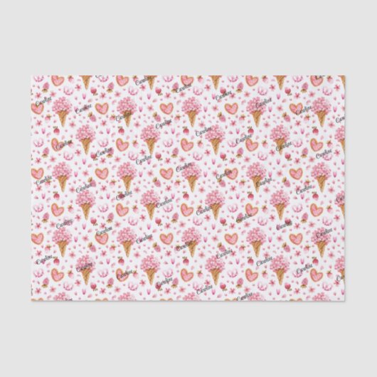 Naam, (3) Weefsel Papieren Bladen, Hydrangea Bloem Tissuepapier (Voorkant)