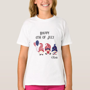 Naam, 4 juli kabouters, Kinderen-Jeugd XS tot XL T-shirt