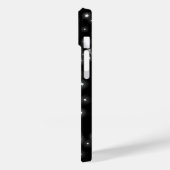 Naam 4 letter raketruimte zwart Case-Mate iPhone case (Achterkant / Links)
