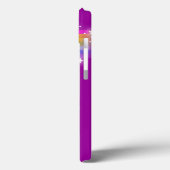 Naam 5 letter regenboogboogstang paars hoesje (Achterkant / Links)