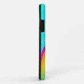 Naam 6 letter regenboogaqua iphone case (Achterkant/rechts)