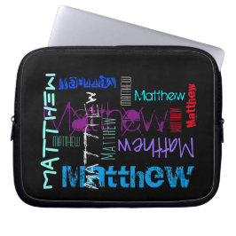 Naam 7 letters Neopreen-laptophoes Laptop Sleeve