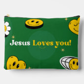 naam aan de achterkant "Jesus Loves You" Etui (Voorkant)