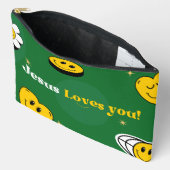 naam aan de achterkant "Jesus Loves You" Etui (Open)