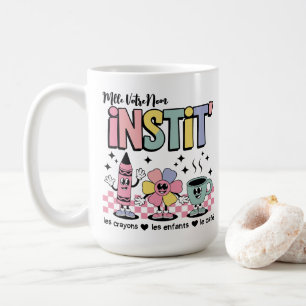 Naam Aangepast Mignon Retro Voor Instit' Koffiemok