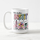Naam Aangepast Mignon Retro Voor Instit' Koffiemok (Links)