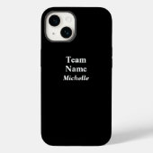 Naam aangepast sportteam Case-Mate iPhone case (Achterkant)
