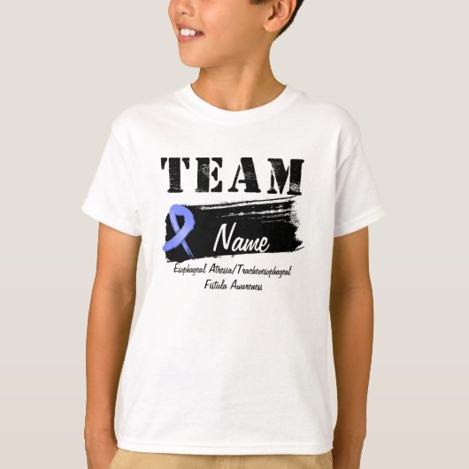 Naam aangepast team t-shirt (Voorkant)