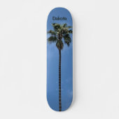 Naam aangepaste blauwe hemelboom persoonlijk skateboard (Voorkant)