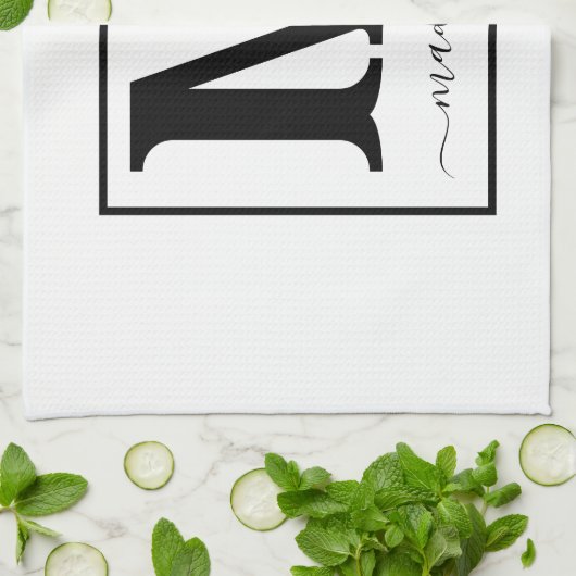 Naam Aangepaste Keuken Handdoeken Gift (Gevouwen)