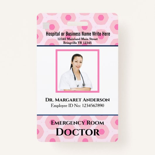 Naam aangepaste Logo foto-balk Badge (Voorkant)