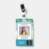 Naam aangepaste Logo foto-balk Badge (Voorzijde met clip)