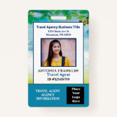 Naam aangepaste Logo foto-balk Badge (Voorkant)