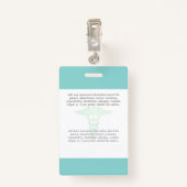 Naam aangepaste Logo foto-balk Badge (Achterkant met clip)