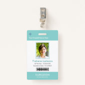 Naam aangepaste Logo foto-balk Badge (Voorkant met clip)