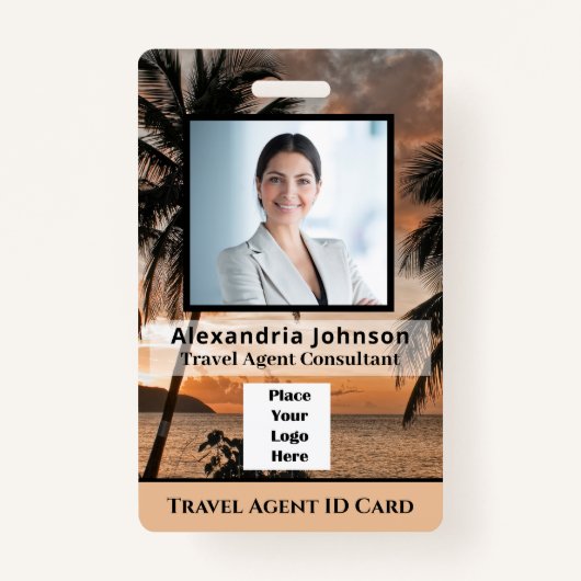 Naam aangepaste Logo foto-balk Badge (Voorkant)