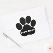 Naam aangepaste pagina Afdrukpakket Ronde Sticker (Envelop)