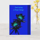 Naam Aankondigingskaart wijzigen met waterlenzen Kaart (Gele Bloem)