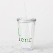 Naam aanpassen acryl drinkbeker (Links)