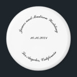 Naam aanpassen, datum zwarte kromme letters bruilo magneet<br><div class="desc">Pas Naam aan,  datum zwarte gekromde brieven trouwmagneet,  gunt,  gunt douanetekst,  personaliseert het met uw eigen tekst,  informatie</div>