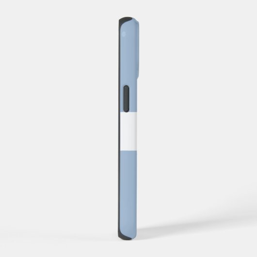 Naam aanpassen Minimal Dusky Blue iPhone 15 Case (Rechterkant)