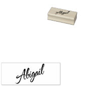Naam Abigail Rubberstempel (Gestempeld)