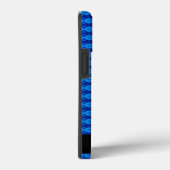 naam Abstract blauw patroon Case-Mate iPhone Case (Achterkant / Rechts)